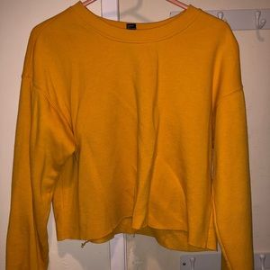 cute cropped crewneck